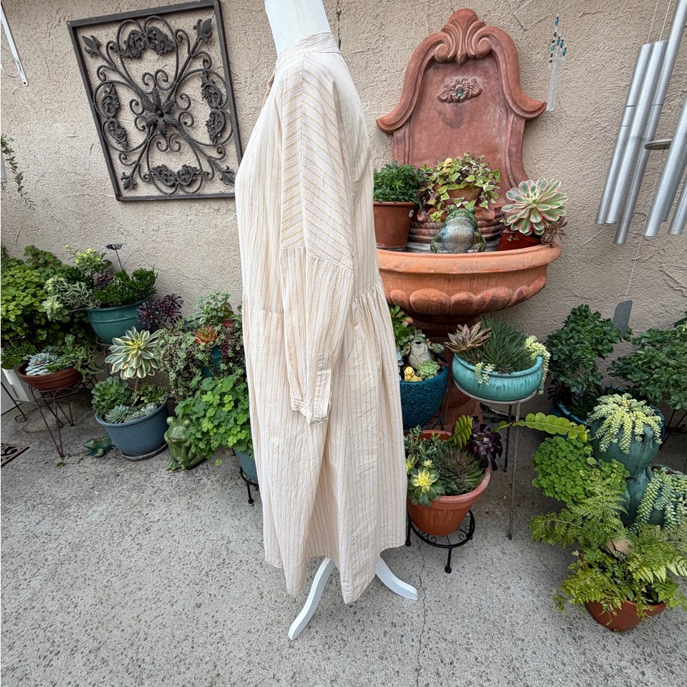 Metta Melbourne Lagenlook Faye Oversized MIDI Shirt Dress - Picture 10 of 16